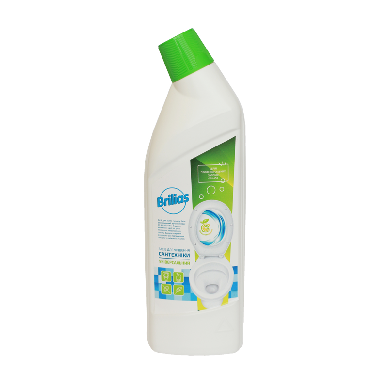 Гель для чищення сантехніки BRILIAS Універсальний, 1000мл